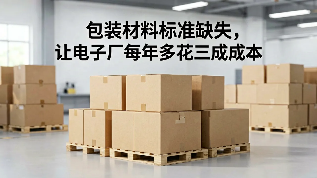 包装材料标准缺失，让电子厂每年多花三成成本